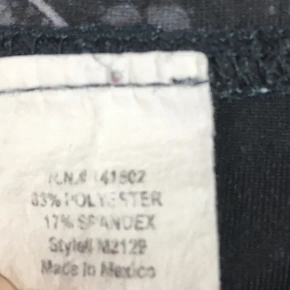 Evolution and Creation Active Gray Tie Dye Geometric Stretch Leggings Medium - Picture 9 of 9